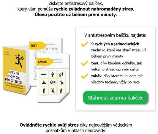 Příručka první pomoci proti stresu zdarma, antistresový balíček.