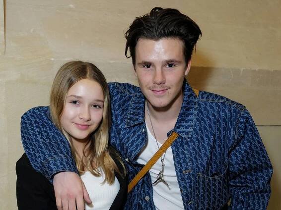 Harper Beckham is so blonde in unseen photo with brother Cruz