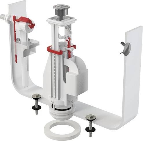 ALCAPLAST Splachovací souprava s dvoutlačítkem SA08A 3/8"