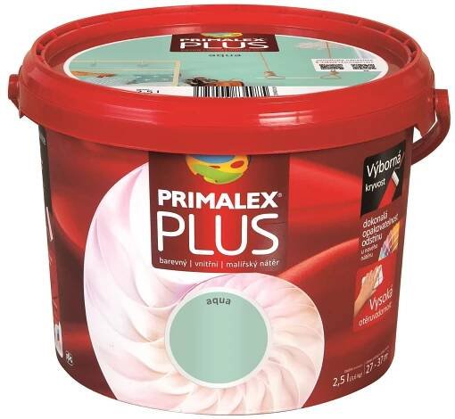 PRIMALEX PLUS barevná interiérová malířská barva na zeď