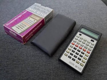 Kapesní elektronický kalkulátor (kalkulačka) Tesla MR-610 - Počítače a hry