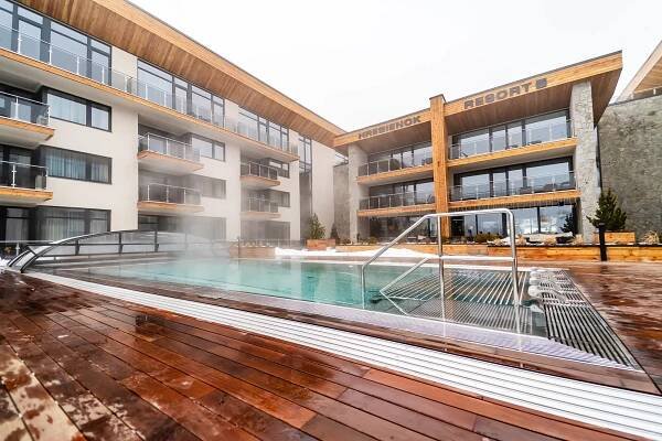 Vonkajší wellness bazén pre Hrebienok resort