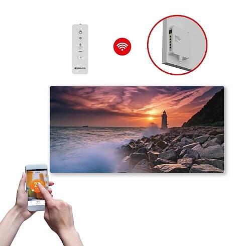 Infrapanel SWT 1000 - WiFi s potiskem vzor 10