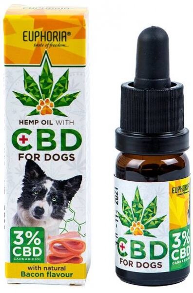 Euphoria CBD olej pro psy 3 % 10 ml od 359 Kč