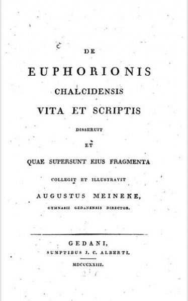 Euphorion of Chalcis - Wikipedia