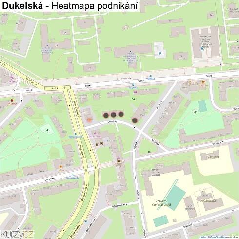 Dukelská - mapy | Kurzy.cz