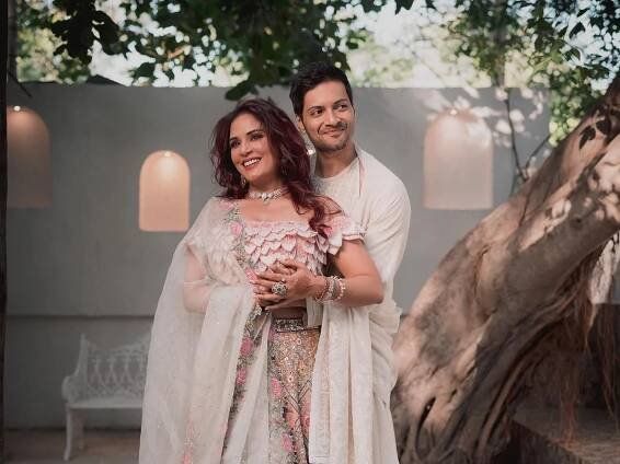 Richa Chadha's sangeet look is a lesson in day makeup for brides