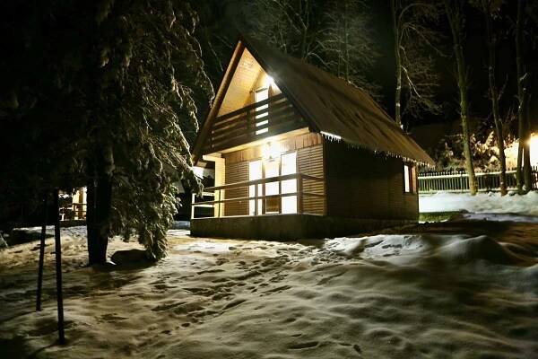 Chatky Lesná, pronájem chatek Jiřetín pod Jedlovou - Lesné - ubytování Lužické hory, 6601
