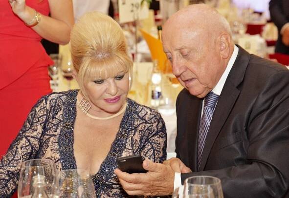 Ivana Trump s Felixem Slováčkem na snímku z roku 2017.
