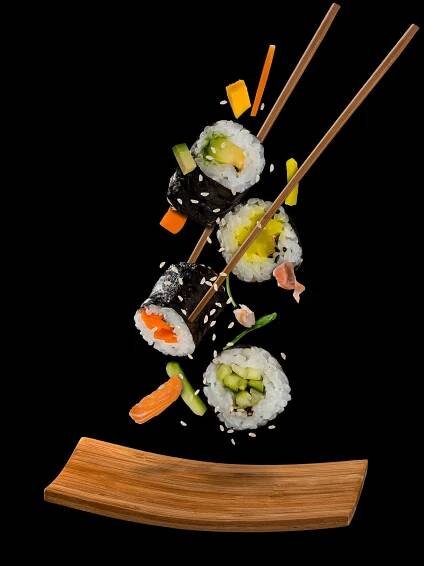 Maki Sushi Food Photography Wallpaper