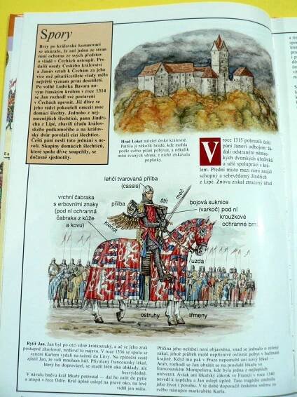 České země za vlády Lucemburků Karlštejn Války Dějiny v obrazech 1993 | Aukro