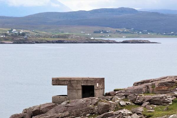 Coastal Road Trip, Loch Ewe, Isle of Ewe, Cove, Anti-Aircraft Battery