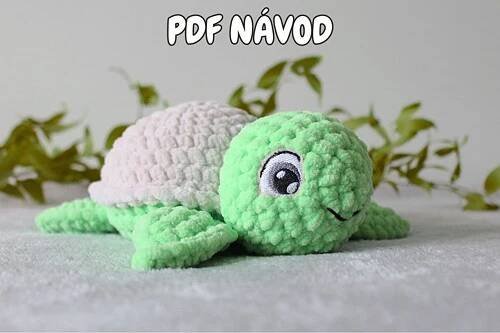 PDF NÁVOD: Háčkovaná želva