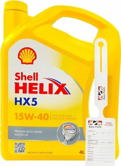 Shell Helix HX5 15W-40 4 l