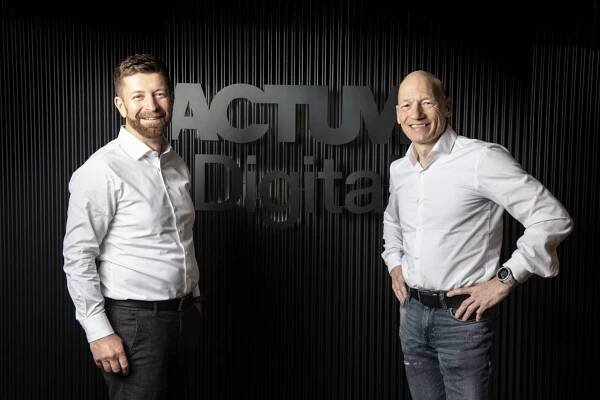 Fotka: Tomáš Vondráček (vlevo) a Thomas Lang, který má nově na starost Actum Digital v Německu