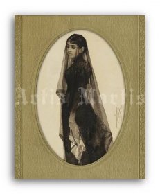 Anders Zorn - The Widow, mourning, postmortem art print - anders zorn widow print 991x991 poster