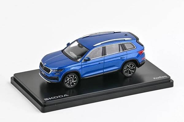 Abrex model Škoda Kodiaq FL (2021) - Modrá Race Metalíza (1:43)