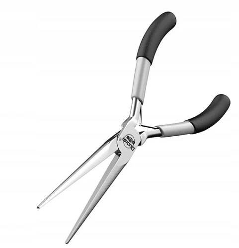 Mini kleště dlouhé rovné 145mm bez zubů