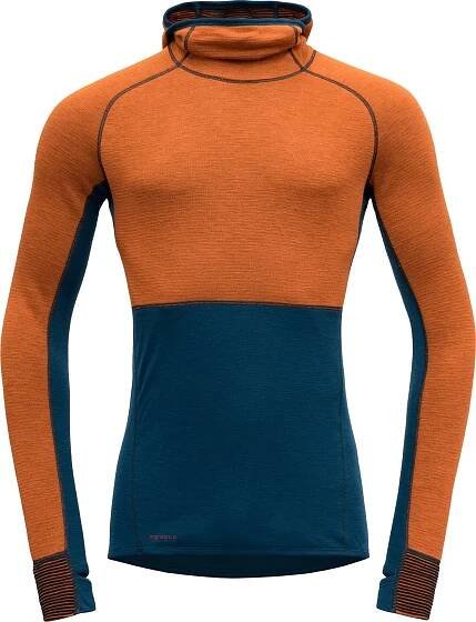 tričko Devold Tuvegga Merino Hoodie LS - Ink