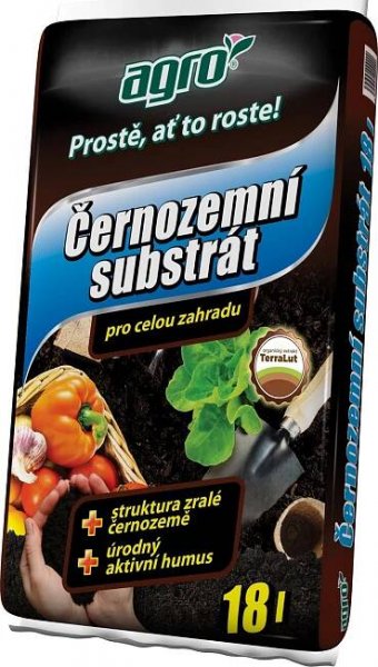 Agro Černozemní substrát pro celou zahradu