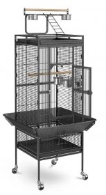 Buy SUPER DEAL PRO 61-inch 2in1 Large Bird Cage with Rolling Stand ...