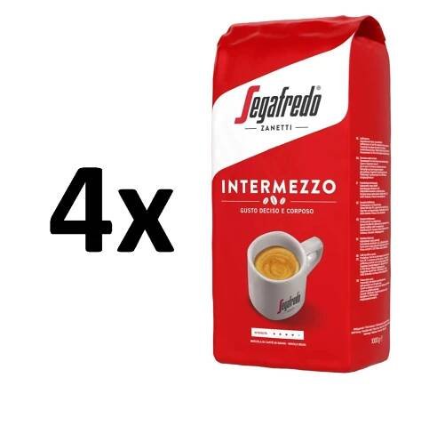 Segafredo Intermezzo 4 x 1 kg zrnková káva