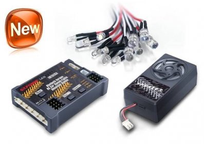 Světelný a zvukový modul Bluetooth Version RC Car Sounds/ Lights Simulated System