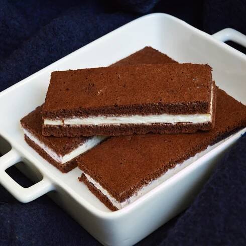 Milkschnitte - mléčný řez - recept