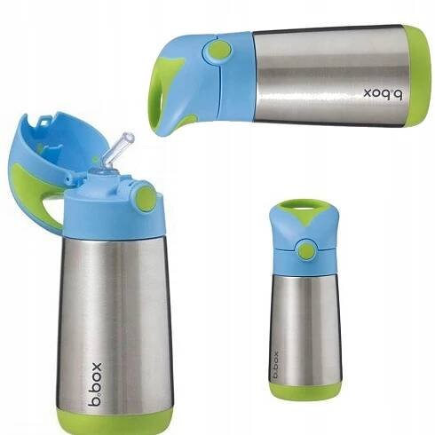 B.BOX Lahev Na Pití s brčkem 350 ml ocean breeze