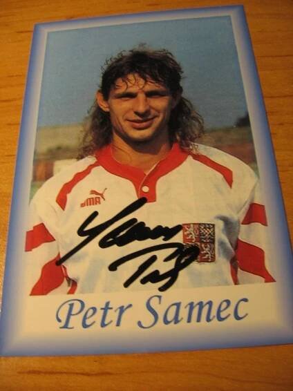 Petr Samec - ČR - orig. autogram