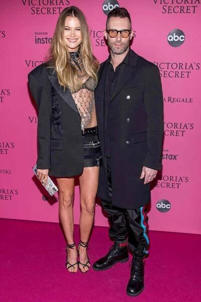 Adam Levine Jokes Wife Behati Prinsloo Would Probably 'Punch' Him If He Asked for 'Another Baby'