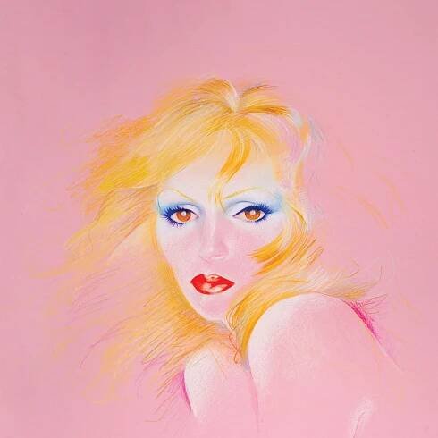 Image may contain Candy Darling Art Adult Person Modern Art Face Head Photography Portrait Painting and Drawing
