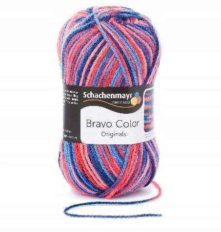 Barevná příze BRAVO COLOR col 2133 melanž ombre