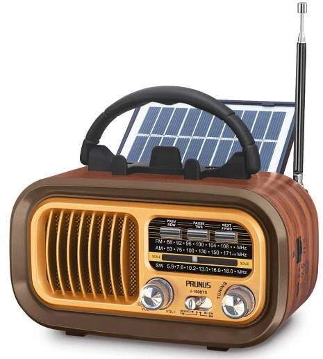 Malé retro retro rádio Bluetooth, přenosné rádio AM FM, rádio na solární/bateriový provoz/nabíjecí rádio, TWS, podpora přehrávání karet TF/USB – koupit za nízké ceny na marketplace Joom