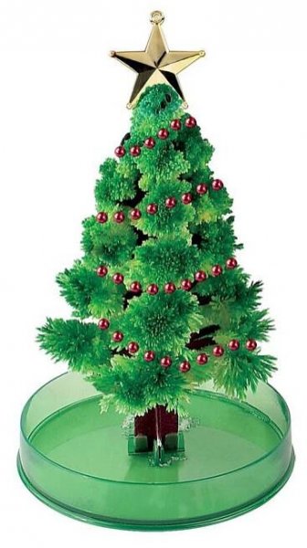 Grow a Magic Crystal Christmas Tree