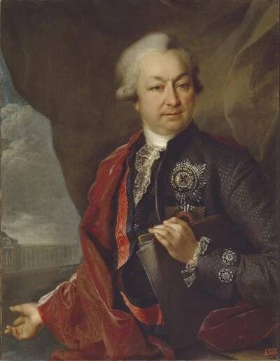 Portrét hraběte Ivana Ivanoviče Šuvalova 1727-1797, 1790 od Dmitri Grigorievich Levitsky