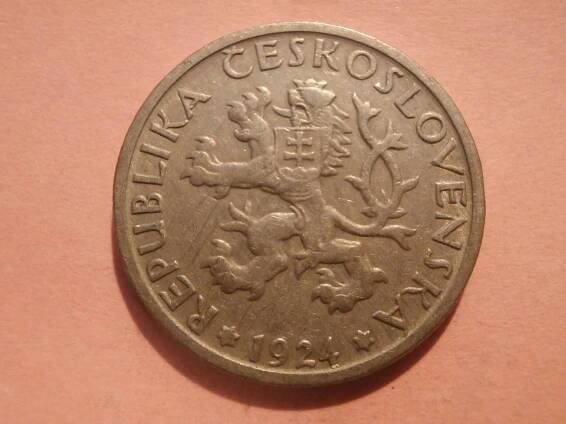 1 Koruna / 1 Kč 1924, SUPER STAV!!!