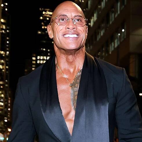 Dwayne Johnson attends the premiere of "The Smashing Machine" during the 2025 Toronto International 