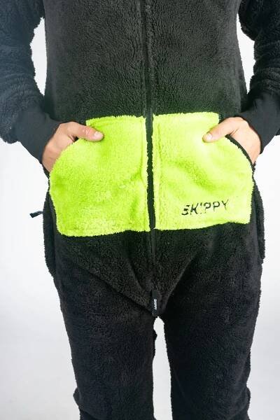 Dupačky teddy black green
