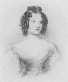 Ada Lovelaceová, tehdy ještě Byronová, v 17 letech.
