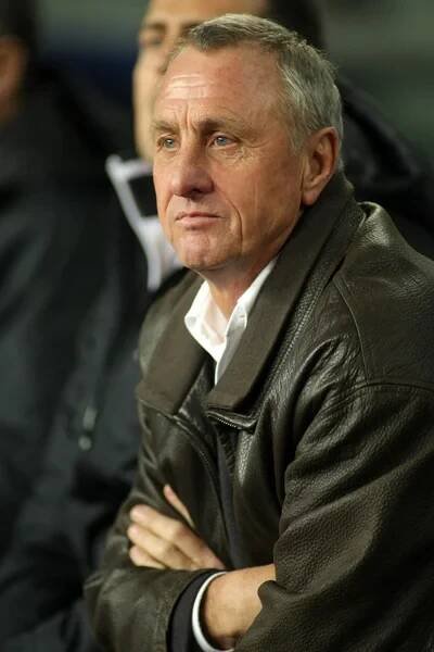 Katalánsko trenér johan cruyff — Stock obrázek