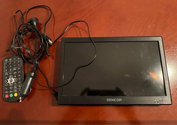 10” Sencor SPV 7012T, Televize přenosná, LCD, 26cm, 1024x600 - TV, audio, video