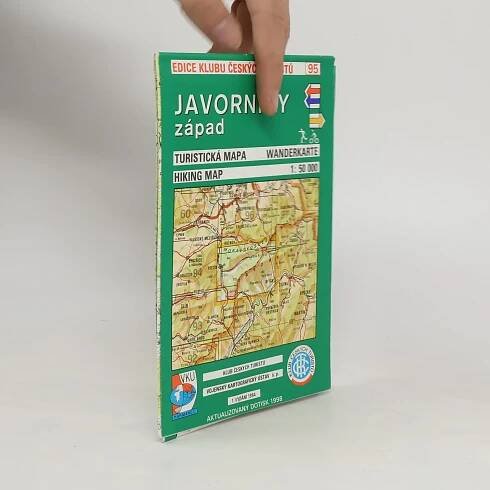 Javorníky západ. Turistická mapa