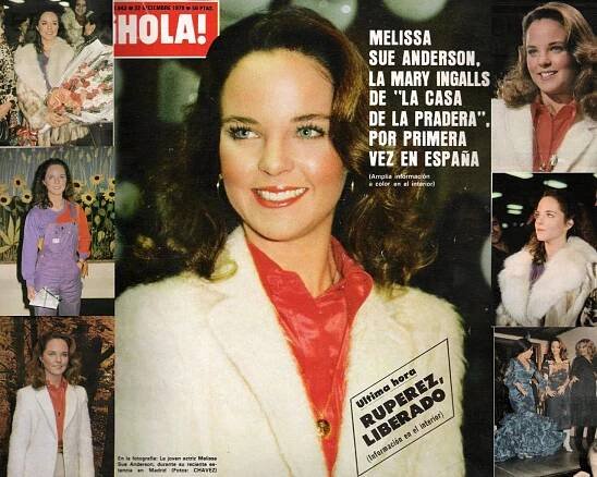 Melissa Sue Anderson in Spain in 1979