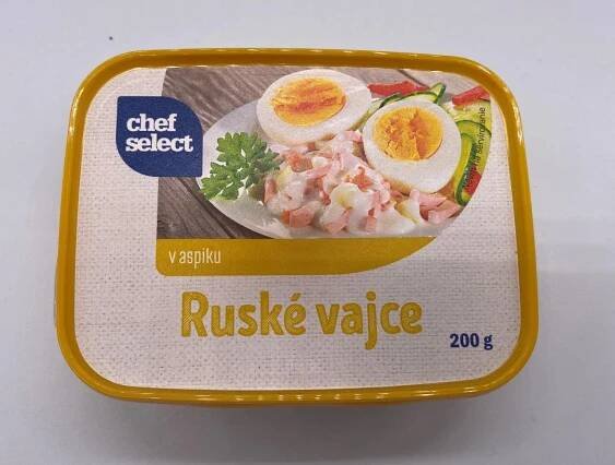 Ruské vejce v aspiku Toppo