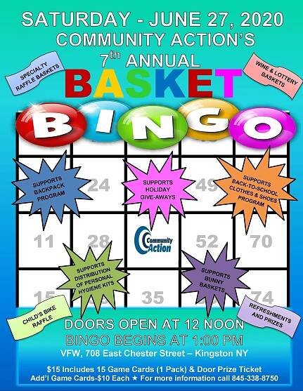 7th Annual Basket Bingo – Ulster County Community Action