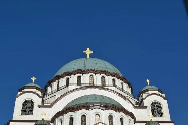 ortodoxní, architektura, budova, náboženství, kopule, struktura, kostel, venku