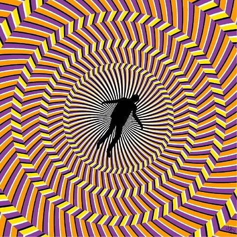 Postava ve spirále (Optické iluze) - Vestirna.com