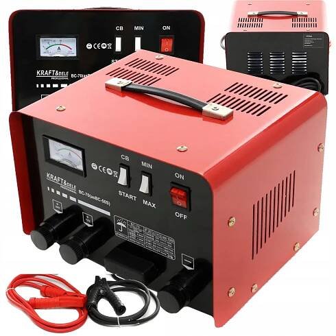 STARTOVACÍ USMĚRŇOVAČ DO AUTA PRO AKUMULÁTORY SE STARTEM 180Ah 12V 24V