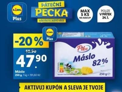 Akční leták týdne Lidl, platný od 20. 1. do 28. 1.